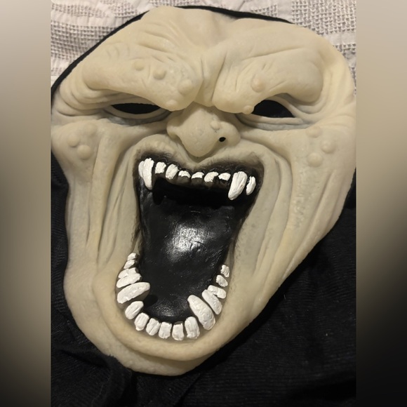 Pumpkin Time Monster Mask Adult Halloween Costume Vintage - Picture 2 of 3